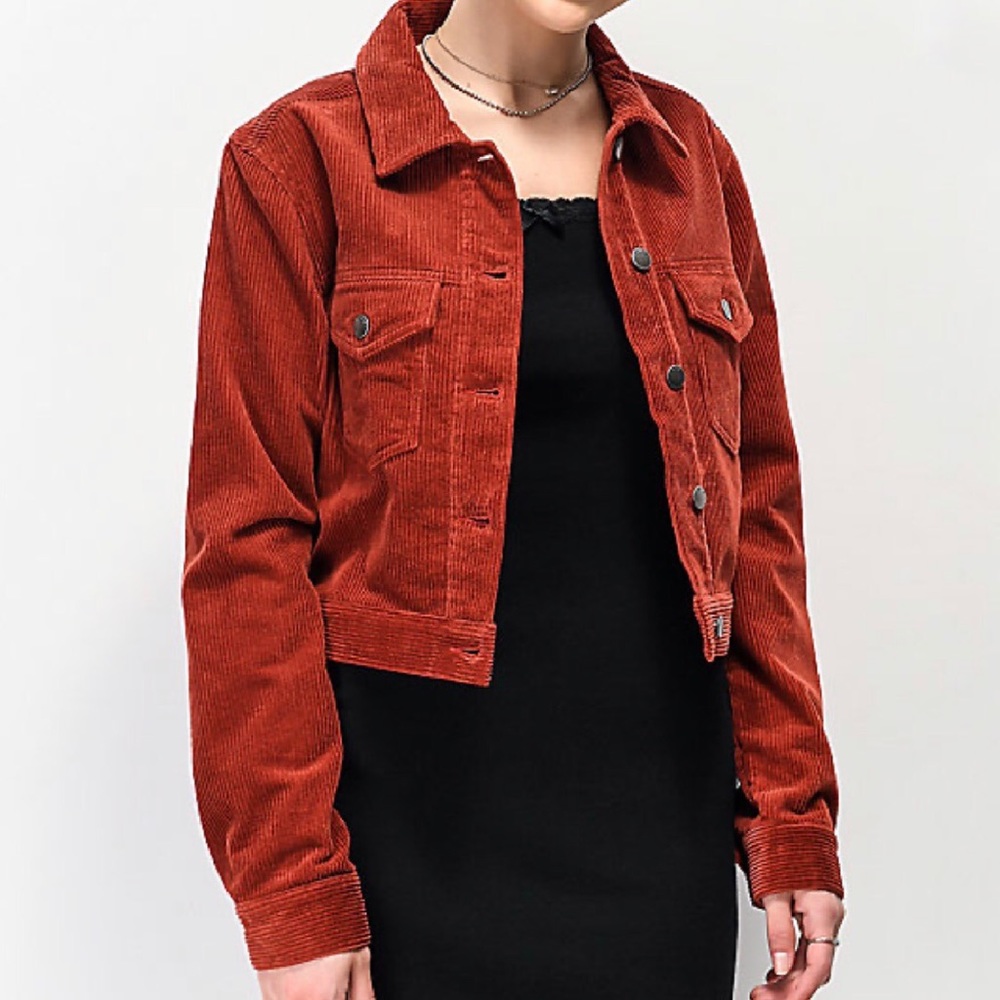 Nava Rust Corduroy Jacket